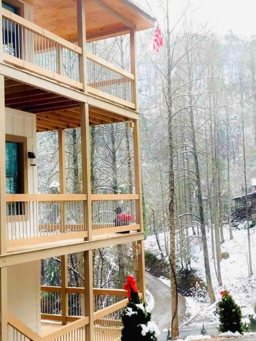 The Grand Tennessean Cabin- Four Bedroom Luxury Cabin In The Mountains Pigeon Forge Exterior foto